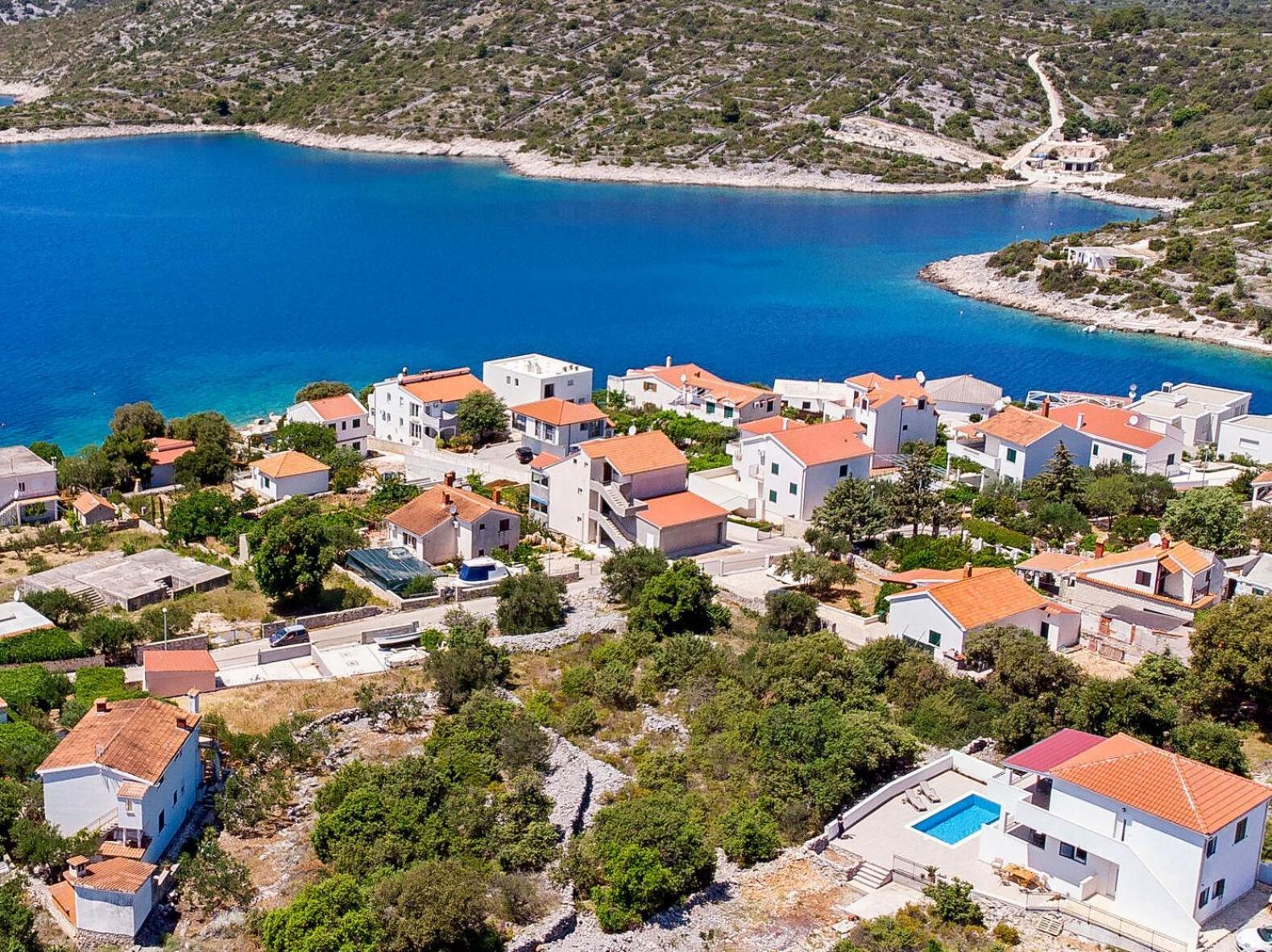 Villa Dupla Kanica Sevid ภายนอก รูปภาพ